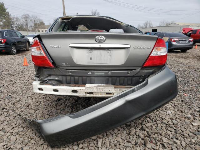 4T1BE32K83U719290 - 2003 TOYOTA CAMRY LE GRAY photo 6