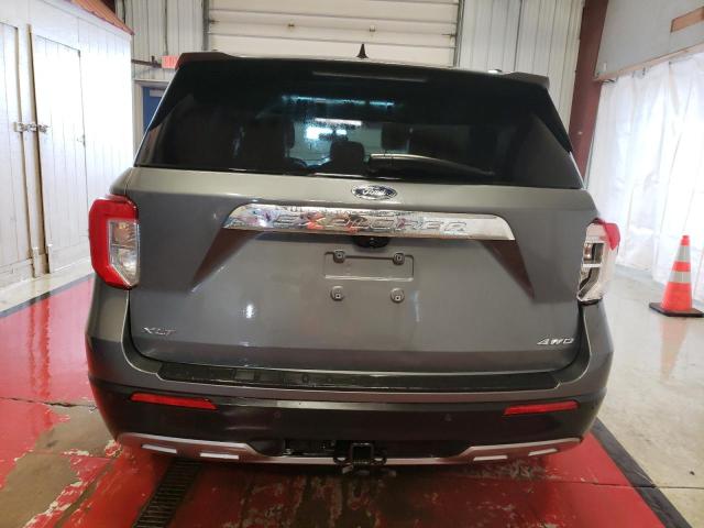 1FMSK8DHXMGA14188 - 2021 FORD EXPLORER XLT GRAY photo 6