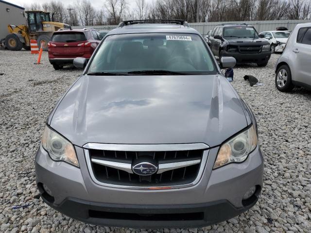 4S4BP62C487303022 - 2008 SUBARU OUTBACK 2.5I LIMITED GRAY photo 5