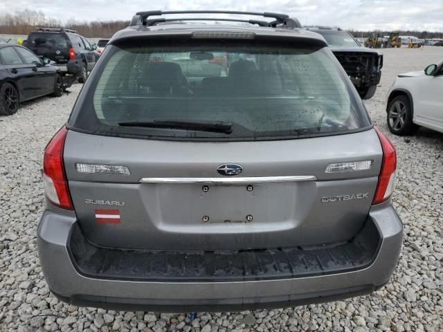 4S4BP62C487303022 - 2008 SUBARU OUTBACK 2.5I LIMITED GRAY photo 6