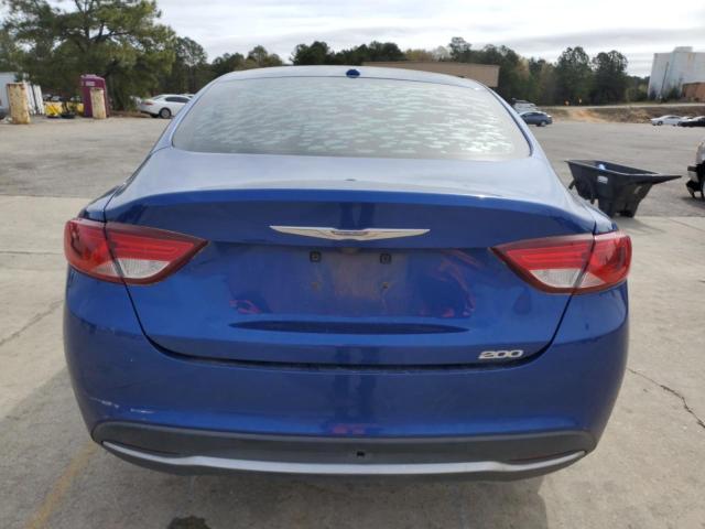 1C3CCCAB8FN552657 - 2015 CHRYSLER 200 LIMITED BLUE photo 6