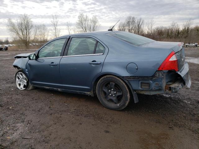 3FAHP0HA5BR176479 - 2011 FORD FUSION SE BLUE photo 2