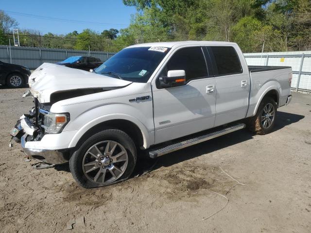 1FTFW1CT5EKE16884 - 2014 FORD F150 SUPERCREW WHITE photo 1