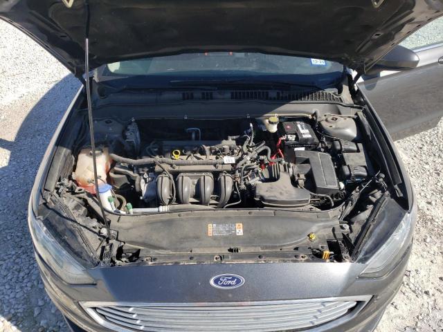 3FA6P0H77HR162572 - 2017 FORD FUSION SE GRAY photo 11