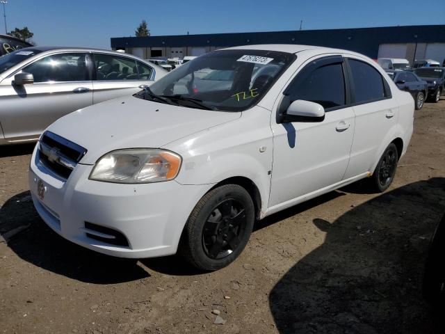 KL1TD56687B131015 - 2007 CHEVROLET AVEO BASE WHITE photo 1