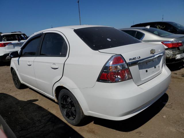 KL1TD56687B131015 - 2007 CHEVROLET AVEO BASE WHITE photo 2