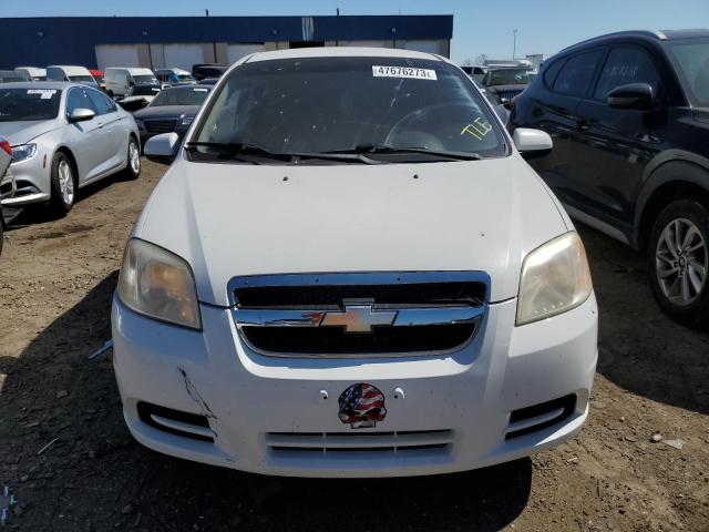 KL1TD56687B131015 - 2007 CHEVROLET AVEO BASE WHITE photo 5