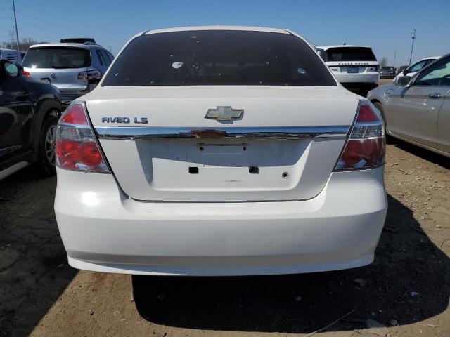 KL1TD56687B131015 - 2007 CHEVROLET AVEO BASE WHITE photo 6