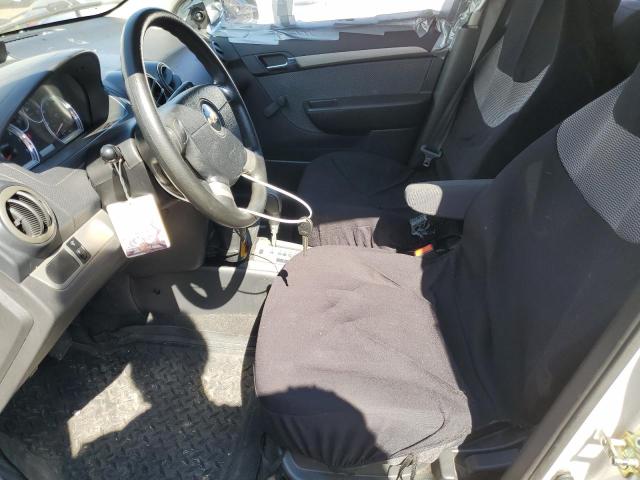 KL1TD56687B131015 - 2007 CHEVROLET AVEO BASE WHITE photo 7