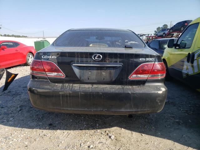 JTHBA30G265170973 - 2006 LEXUS ES 330 BLACK photo 6