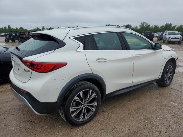 SJKCH5CR8KA010542 - 2019 INFINITI QX30 LUXE WHITE photo 3