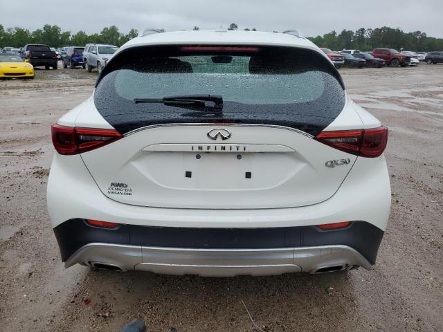 SJKCH5CR8KA010542 - 2019 INFINITI QX30 LUXE WHITE photo 6