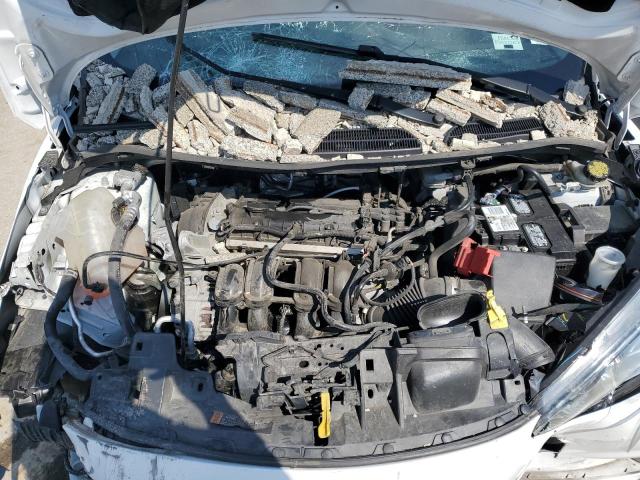 3FADP4BJ3KM150054 - 2019 FORD FIESTA SE WHITE photo 11