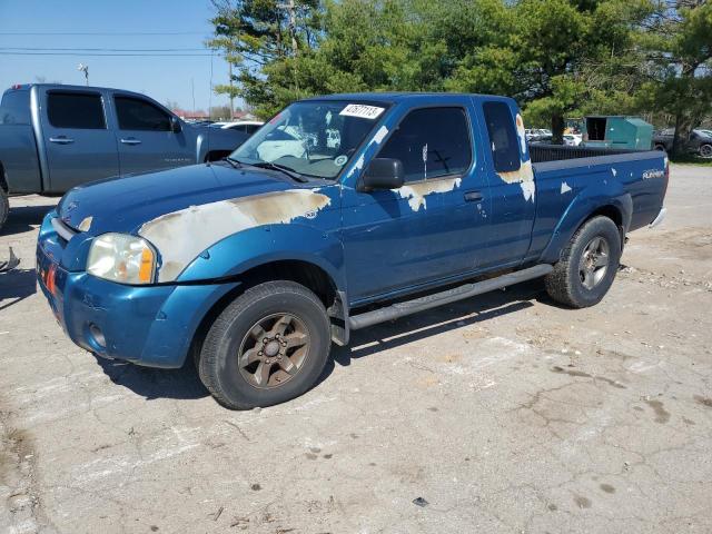 1N6ED26T94C403399 - 2004 NISSAN FRONTIER KING CAB XE V6 BLUE photo 1