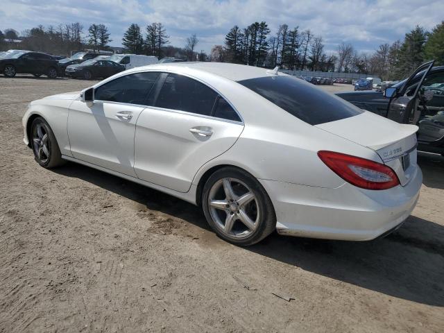 WDDLJ9BB3EA104146 - 2014 MERCEDES-BENZ CLS 550 4MATIC WHITE photo 2