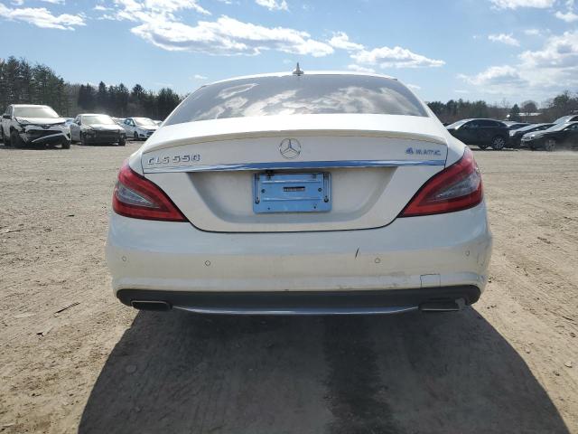 WDDLJ9BB3EA104146 - 2014 MERCEDES-BENZ CLS 550 4MATIC WHITE photo 6