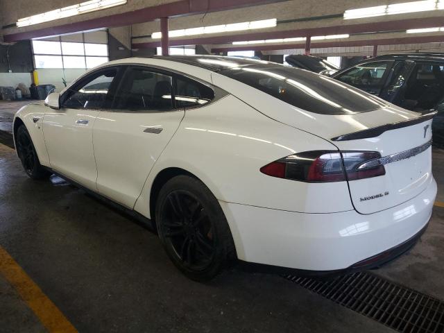 5YJSA1CG1DFP20404 - 2013 TESLA MODEL S WHITE photo 2