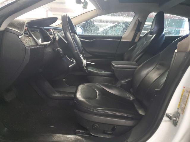 5YJSA1CG1DFP20404 - 2013 TESLA MODEL S WHITE photo 7