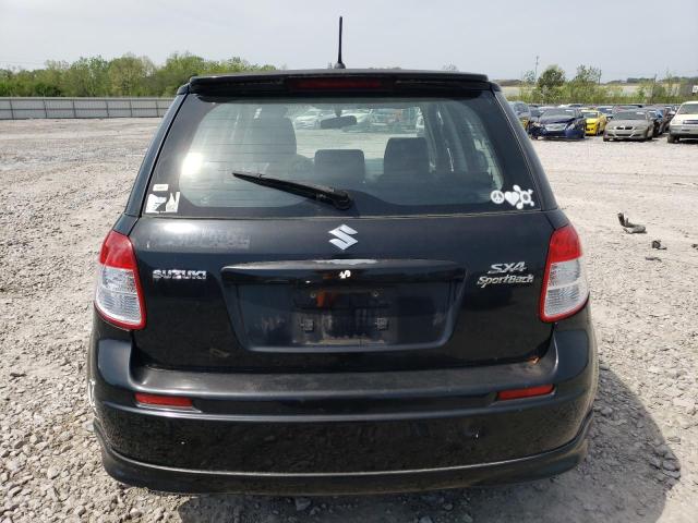 JS2YA5A50B6300795 - 2011 SUZUKI SX4 BLACK photo 6