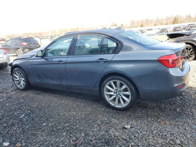 WBA8A3C54JA494722 - 2018 BMW 320 XI GRAY photo 2