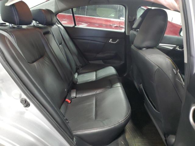 19XFB2F99DE072849 - 2013 HONDA CIVIC EXL ვერცხლისფერი ფოტო 10