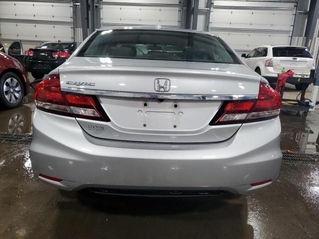 19XFB2F99DE072849 - 2013 HONDA CIVIC EXL ვერცხლისფერი ფოტო 6