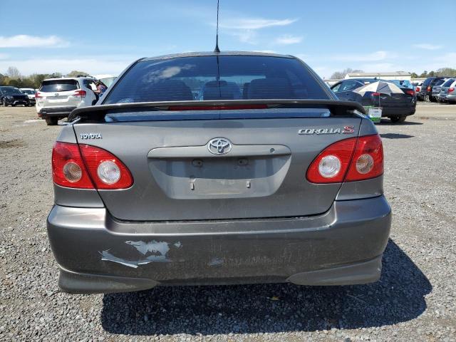 1NXBR32E96Z724212 - 2006 TOYOTA COROLLA CE GRAY photo 6