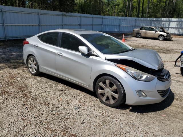 KMHDH4AE6BU156367 - 2011 HYUNDAI ELANTRA GLS SILVER photo 4