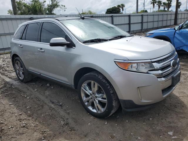 2FMDK3KC0BBB20544 - 2011 FORD EDGE LIMITED SILVER photo 4