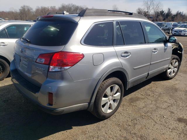 4S4BRBHC3B3386094 - 2011 SUBARU OUTBACK 2.5I PREMIUM SILVER photo 3