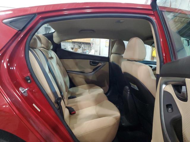 KMHDH4AE4DU777206 - 2013 HYUNDAI ELANTRA GLS RED photo 10