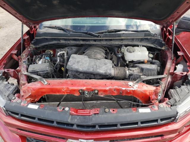 1GCPWDED8MZ394932 - 2021 CHEVROLET SILVERADO C1500 RST RED photo 11