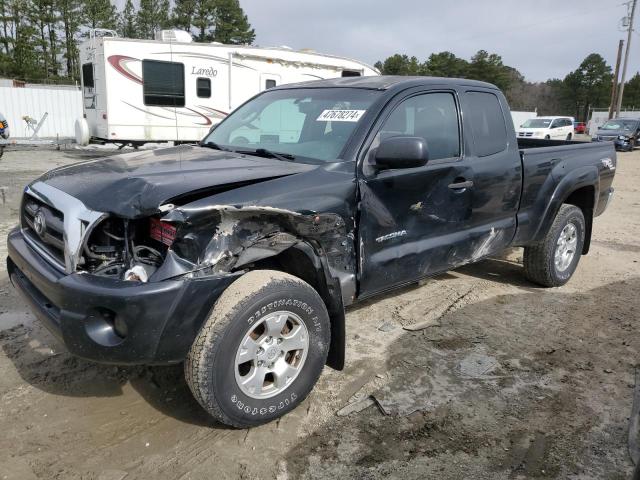 5TEUU4EN6AZ731700 - 2010 TOYOTA TACOMA ACCESS CAB BLACK photo 1