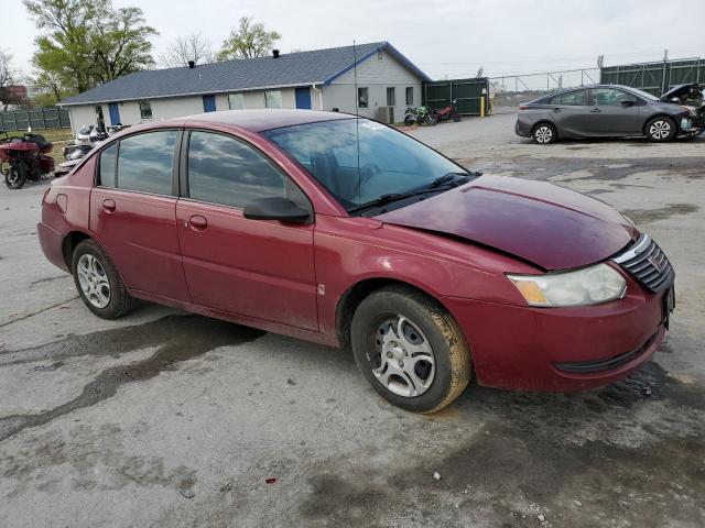 1G8AJ52FX5Z173019 - 2005 SATURN ION LEVEL 2 RED photo 4