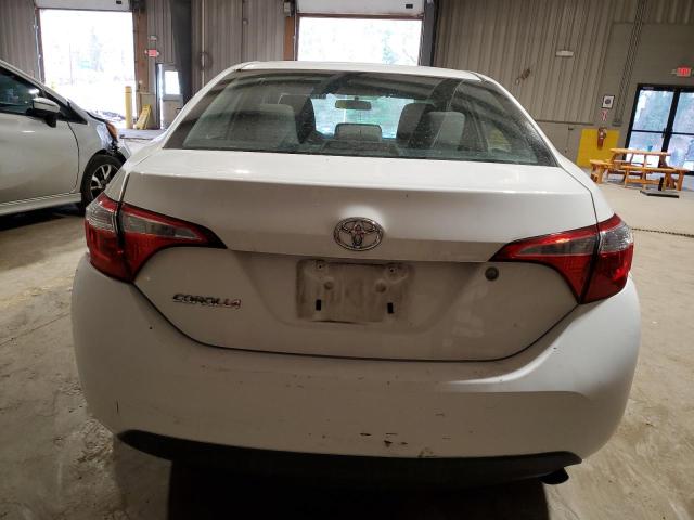 2T1BURHE5EC009369 - 2014 TOYOTA COROLLA L WHITE photo 6