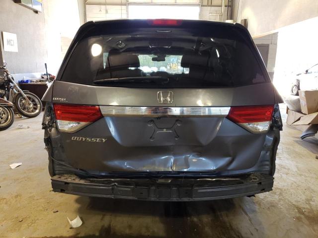 5FNRL5H61EB058471 - 2014 HONDA ODYSSEY EXL GRAY photo 6