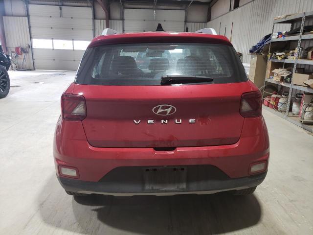 KMHRC8A30NU188116 - 2022 HYUNDAI VENUE SEL RED photo 6