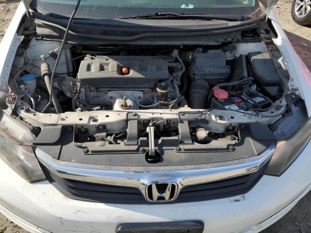 19XFB2F98CE333418 - 2012 HONDA CIVIC EXL თეთრი ფოტო 11