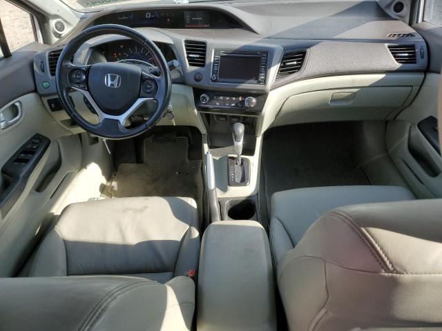 19XFB2F98CE333418 - 2012 HONDA CIVIC EXL თეთრი ფოტო 8