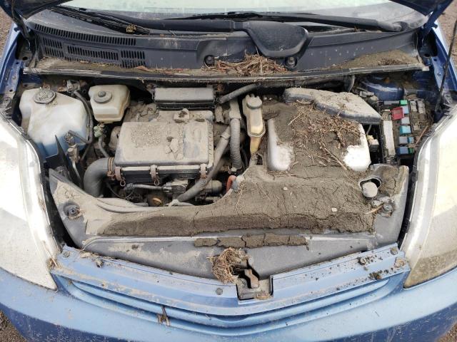 JTDKB22U557031421 - 2005 TOYOTA PRIUS BLUE photo 11