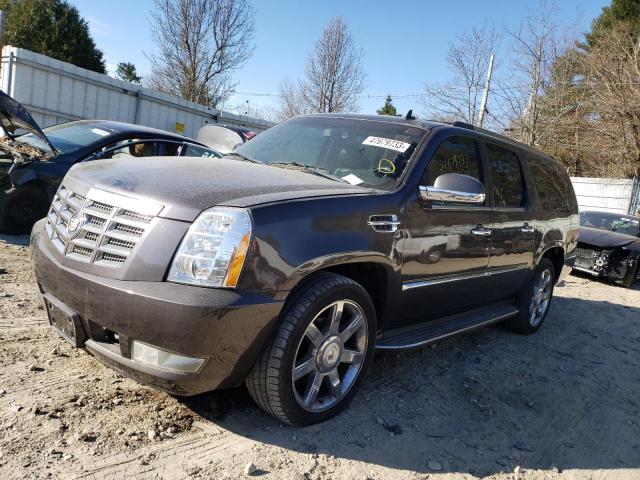 1GYS4HEF7BR153864 - 2011 CADILLAC ESCALADE ESV LUXURY GRAY photo 1