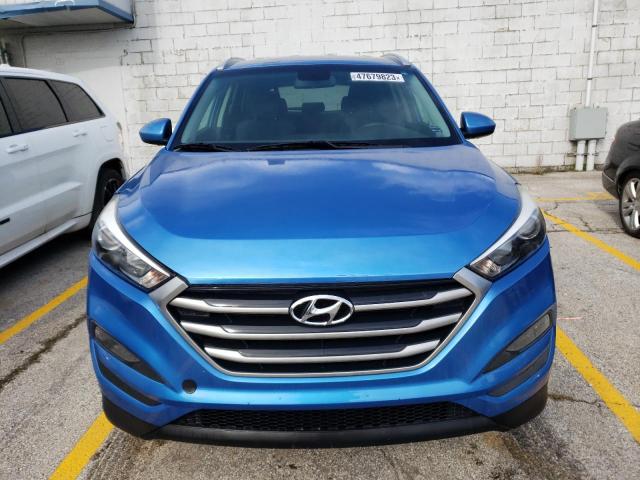 KM8J33A47JU621837 - 2018 HYUNDAI TUCSON SEL BLUE photo 5