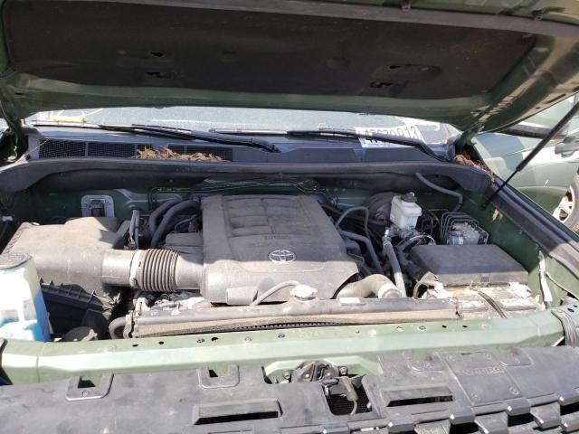 5TFUY5F13MX006945 - 2021 TOYOTA TUNDRA DOUBLE CAB SR/SR5 GREEN photo 11