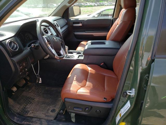 5TFUY5F13MX006945 - 2021 TOYOTA TUNDRA DOUBLE CAB SR/SR5 GREEN photo 7