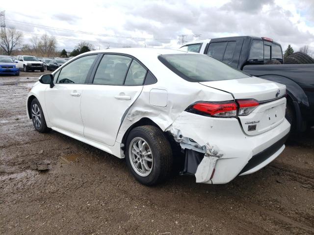 JTDEAMDE4N3003862 - 2022 TOYOTA COROLLA LE WHITE photo 2