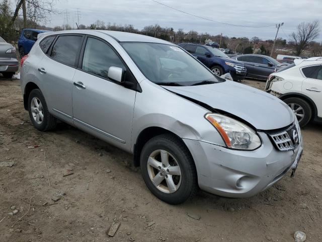 JN8AS5MV9DW100218 - 2013 NISSAN ROGUE S SILVER photo 4