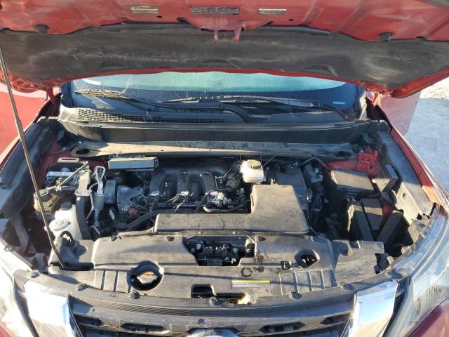 5N1DR2MN4JC647490 - 2018 NISSAN PATHFINDER S RED photo 11