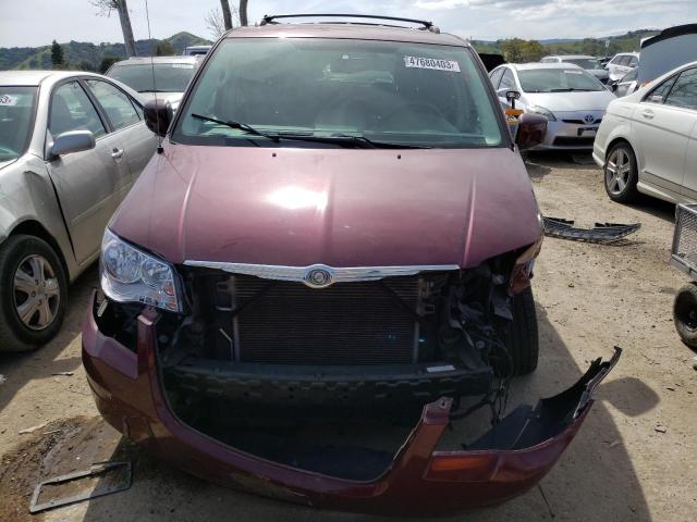 2A8HR54169R525889 - 2009 CHRYSLER TOWN & COU TOURING BURGUNDY photo 5