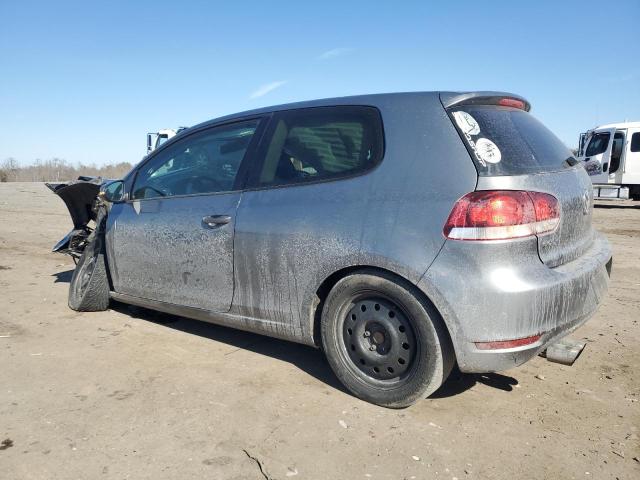 WVWBB7AJ2CW259982 - 2012 VOLKSWAGEN GOLF GRAY photo 2