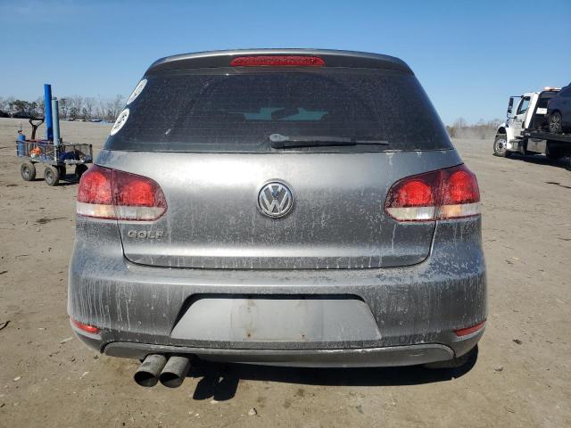WVWBB7AJ2CW259982 - 2012 VOLKSWAGEN GOLF GRAY photo 6